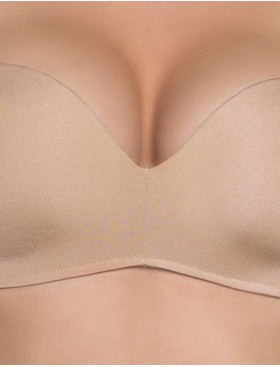 Бескостный бюстгальтер планж пуш-ап Amelie MILLA 2020 телесный new, Цвет: телесный, Размеры: 70B, изображение 5