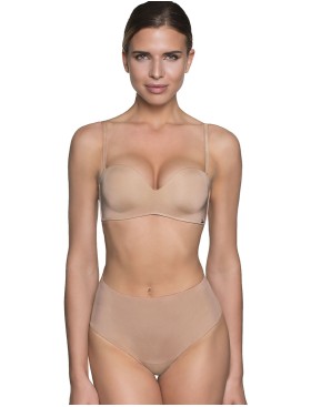 Бескостный бюстгальтер планж пуш-ап Amelie MILLA 2020 телесный new, Цвет: телесный, Размеры: 70B, изображение 6