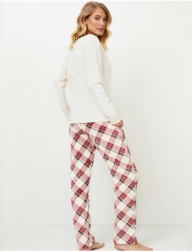 Домашний комплект Aruelle JOLLY SET SOFT, Цвет: молочный/красный, Размеры: S, изображение 3