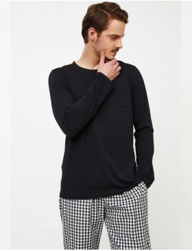 Мужская пижама Aruelle PHILIP, Цвет: черный/белый, Размеры: M