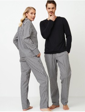 Мужская пижама Aruelle PHILIP, Цвет: черный/белый, Размеры: M, изображение 4