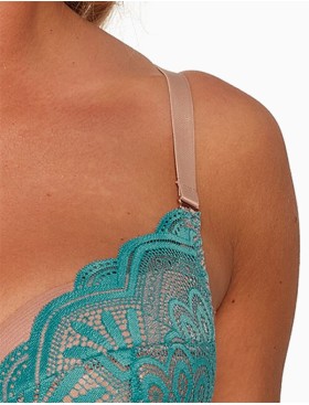 Бюстгальтер с поролоном Gaia 1251 PIA U бирюзовый, Цвет: бирюзовый, Размеры: 75D, изображение 5