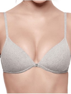 Хлопковый бюстгальтер без косточек Infiore SMART DISCO 852 grigio melange, Цвет: grigio mel (серый), Размеры: 70B