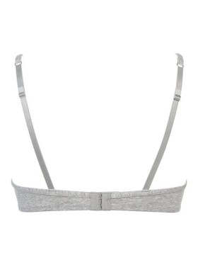 Хлопковый бюстгальтер без косточек Infiore SMART FUNKY 853 grigio melange, Цвет: grigio mel (серый), Размеры: 75B, изображение 5