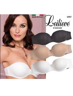 Бюстгальтер бандо с пуш-ап Leilieve ELEGANCE 6001 nero, Цвет: nero (черный), Размеры: 80C, изображение 3