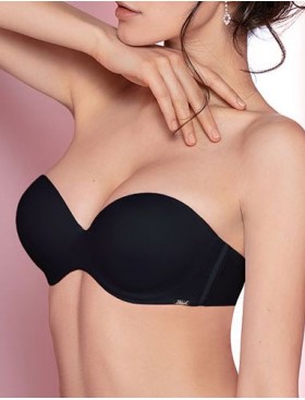 Бюстгальтер бандо с пуш-ап Leilieve ELEGANCE 6001 nero, Цвет: nero (черный), Размеры: 80C