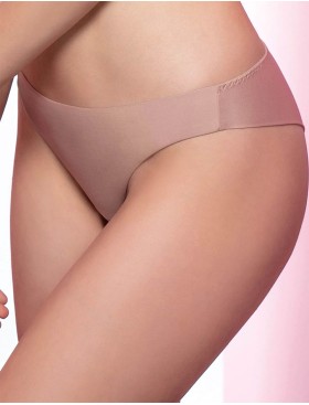 Трусы бразилиана гладкие Leilieve ELEGANCE 6053 nudo, Цвет: nudo (телесный), Размеры: S