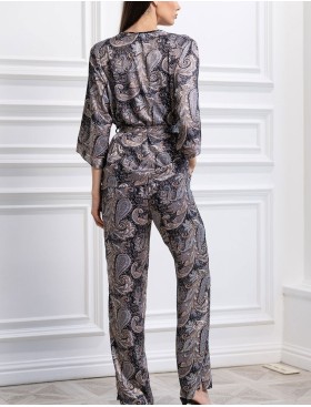 Шелковый комплект-тройка Mia-Amore DONATELLA 3075 черный, Цвет: черный, Размеры: M, изображение 3