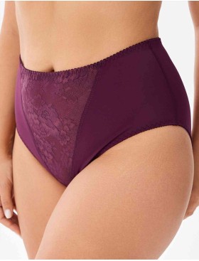 Трусы слипы миди Misstyle 5003 темный виноград, Цвет: темный виноград, Размеры: 2XL, изображение 3