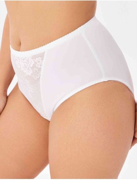 Трусы слипы миди Misstyle 5003 белый, Цвет: белый, Размеры: XL, изображение 3