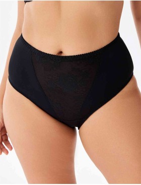 Трусы слипы миди Misstyle 5003 черный, Цвет: черный, Размеры: L