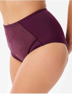 Трусы слипы комфорт Misstyle 5004 темный виноград, Цвет: темный виноград, Размеры: 2XL, изображение 2
