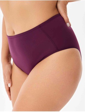 Трусы с высокой талией Misstyle 5006 темный виноград, Цвет: темный виноград, Размеры: L, изображение 3