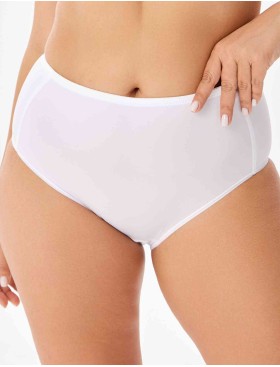 Трусы с высокой талией Misstyle 5006 белый, Цвет: белый, Размеры: 5XL