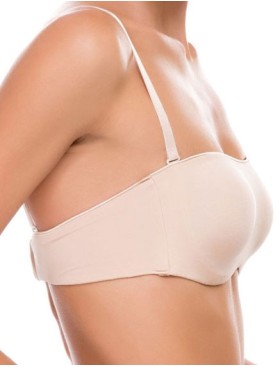 Бюстгальтер бандо Sielei FANTASTIC 1340 cipria, Цвет: cipria (телесный), Размеры: 80B, изображение 3