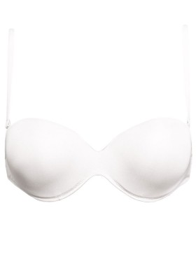 Бюстгальтер бандо пуш-ап с силиконовой спинкой Sielei FANTASTIC 1570 bianco, Цвет: bianco (белый), Размеры: 75B, изображение 4