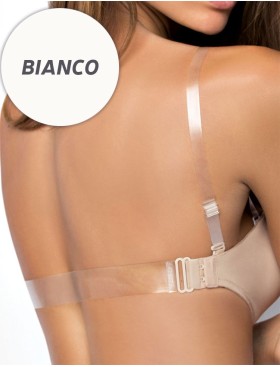 Бюстгальтер бандо пуш-ап с силиконовой спинкой Sielei FANTASTIC 1570 bianco, Цвет: bianco (белый), Размеры: 75B, изображение 2