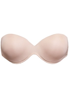 Бюстгальтер бандо пуш-ап с силиконовой спинкой Sielei FANTASTIC 1570 cipria, Цвет: cipria (телесный), Размеры: 75B, изображение 9