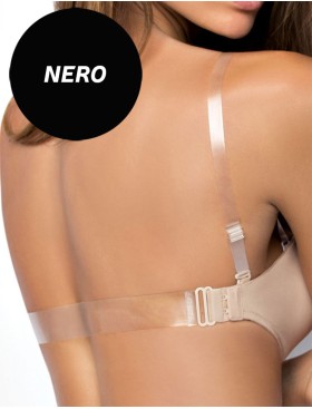 Бюстгальтер бандо пуш-ап с силиконовой спинкой Sielei FANTASTIC 1570 nero, Цвет: nero (черный), Размеры: 75B, изображение 2