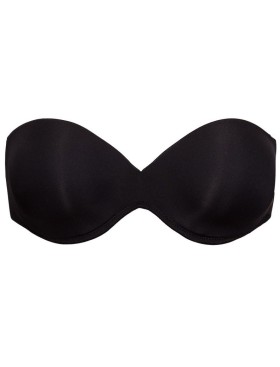 Бюстгальтер бандо пуш-ап с силиконовой спинкой Sielei FANTASTIC 1570 nero, Цвет: nero (черный), Размеры: 75B, изображение 6