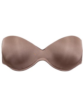 Бюстгальтер бандо пуш-ап с силиконовой спинкой Sielei FANTASTIC 1570 stone, Цвет: stone (кофе), Размеры: 85B, изображение 4