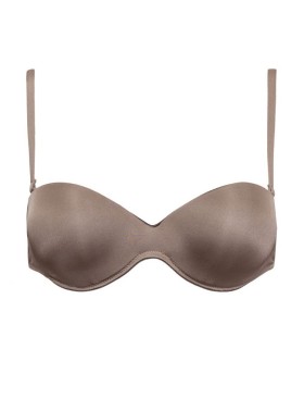 Бюстгальтер бандо пуш-ап с силиконовой спинкой Sielei FANTASTIC 1570 stone, Цвет: stone (кофе), Размеры: 85B, изображение 5