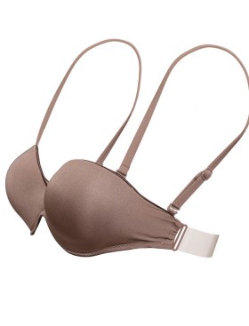 Бюстгальтер бандо пуш-ап с силиконовой спинкой Sielei FANTASTIC 1570 stone, Цвет: stone (кофе), Размеры: 85B, изображение 2