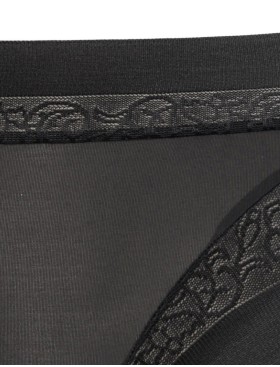 Трусы слипы Sielei FLOWER 2505 nero, Цвет: nero (черный), Размеры: S, изображение 6