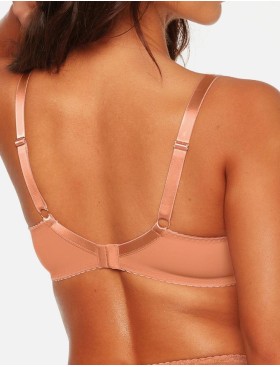 Мягкий кружевной бюстгальтер Bella Misteria APRICOT ILUSION soft, Цвет: персиковый, Размеры: 70I, изображение 2