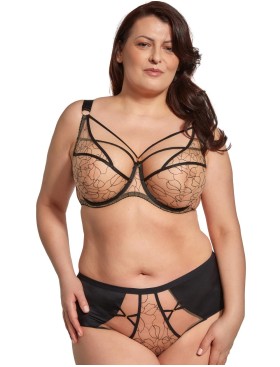 Бюстгальтер мягкий с вышивкой Bella Misteria AUTUMN FINESSE soft, Цвет: черный, Размеры: 65I, изображение 4