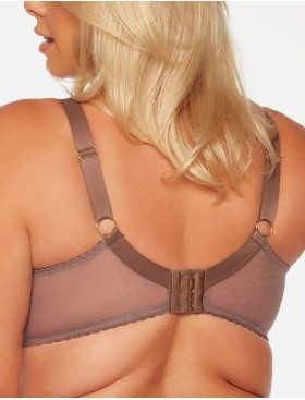 Мягкий бюстгальтер с кружевом Bella Misteria CHOCOLATE FINESSE soft, Цвет: коричневый, Размеры: 90H, изображение 2