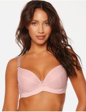 Бюстгальтер пуш-ап Bella Misteria POWDERY CHARM push up, Цвет: розовый, Размеры: 70F, изображение 3