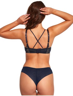 Трусы бразилиана Bella Misteria SUBTLE TEMPTATION brazilian NAVY BLUE, Цвет: темно-синий, Размеры: S, изображение 4