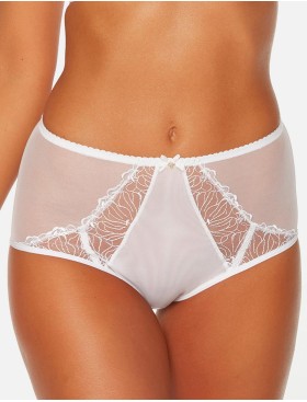 Высокие трусы слипы Bella Misteria SUBTLE TEMPTATION briefs FP2 WHITE, Цвет: белый, Размеры: S