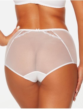 Высокие трусы слипы Bella Misteria SUBTLE TEMPTATION briefs FP2 WHITE, Цвет: белый, Размеры: S, изображение 2