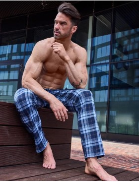 Мужские домашние брюки Cornette 691-7 темно-синий/синий, Цвет: темно-синий/синий, Размеры: S, изображение 2