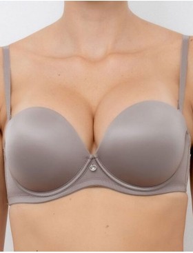 Бюстгальтер фашия супер пуш-ап Lormar DOUBLE EXTRA corteccia, Цвет: corteccia (кофе), Размеры: 65B