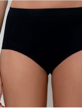 Бесшовные трусы с высокой талией Lormar FREE slip nero, Цвет: nero (черный), Размеры: M