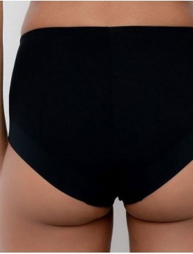 Бесшовные трусы с высокой талией Lormar FREE slip nero, Цвет: nero (черный), Размеры: M, изображение 2