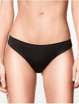 Низкие трусы бразилиана Lormar Brasiliana EXTRA COTTON nero, Цвет: nero (черный), Размеры: S