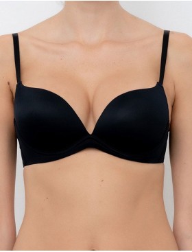 Бюстгальтер планж пуш-ап без косточек Lormar DESIDERIO nero, Цвет: nero (черный), Размеры: 70B, изображение 4