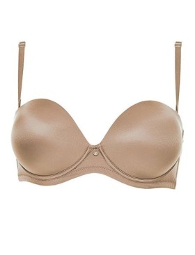 Бюстгальтер фашия супер пуш-ап Lormar DOUBLE EXTRA golden skin, Цвет: golden skin (беж), Размеры: 65B, изображение 3