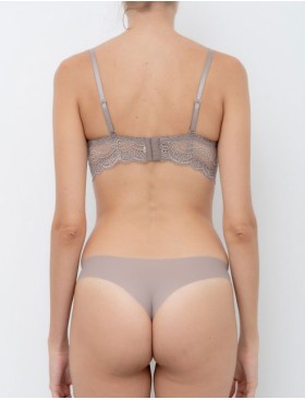 Трусы бразилиана гладкие Lormar JENNA br corteccia, Цвет: corteccia (кофе), Размеры: L, изображение 4