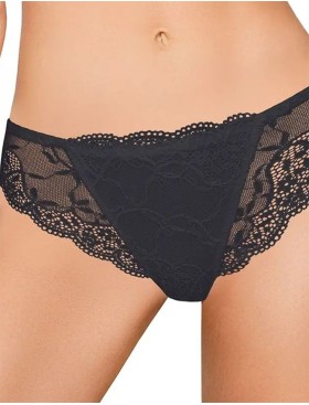 Трусы слипы кружевные Lormar FIRST slip nero, Цвет: nero (черный), Размеры: S