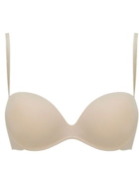 Бюстгальтер фашия без каркасов Lormar FREE PLUS nudo, Цвет: nudo (телесный), Размеры: 65B, изображение 4