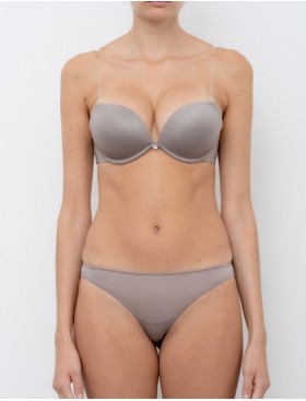 Трусы бразилиана гладкие Lormar JENNA br corteccia, Цвет: corteccia (кофе), Размеры: L, изображение 3