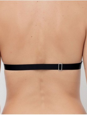 Бюстгальтер пуш-ап с силиконовой спинкой Lormar LYNETTE nero, Цвет: nero (черный), Размеры: 70B, изображение 3