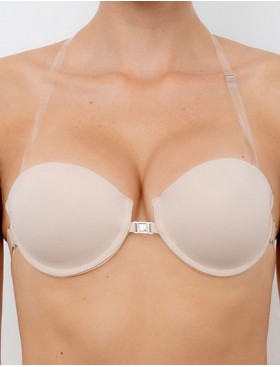 Бюстгальтер пуш-ап с силиконовой спинкой Lormar LYNETTE nudo, Цвет: nudo (телесный), Размеры: 70B, изображение 3