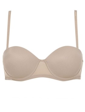 Бюстгальтер балконет фашия пуш-ап Lormar PURA nudo, Цвет: nudo (телесный), Размеры: 65B, изображение 4