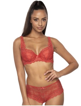 Кружевные шортики MAT CARMELA F-053-54-2 Ceglany, Цвет: кирпичный, Размеры: S, изображение 3